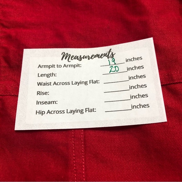 Rhythm Blue Women’s Vest Red Cotton Metal Buttons Embroidered Western - Picture 8 of 8